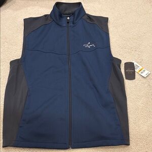 Greg Norman Navy Gray Vest